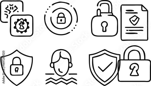 Increase Sales keywords with line icons