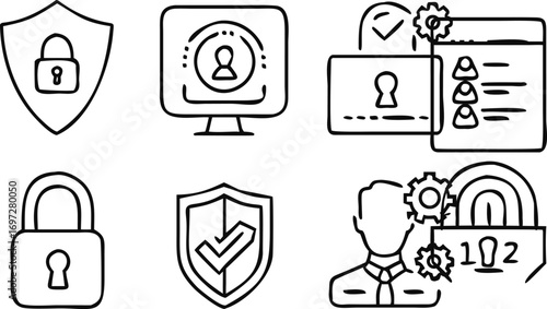 Increase Sales keywords with line icons