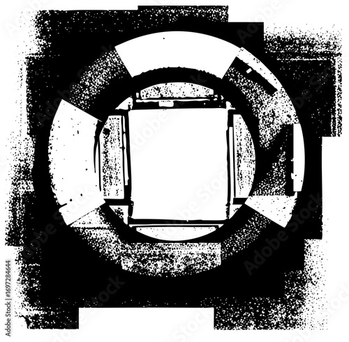 Vector Geometric camera with circular elements.