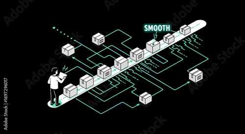 Streamlined Workflow Optimizing Data Flow for Efficiency