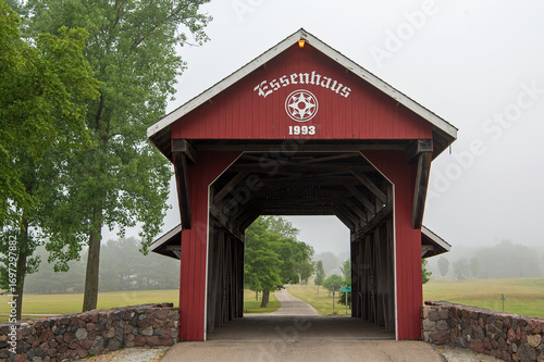 Essenhaus Covered Bridge in Elkhart County, Indiana -4
