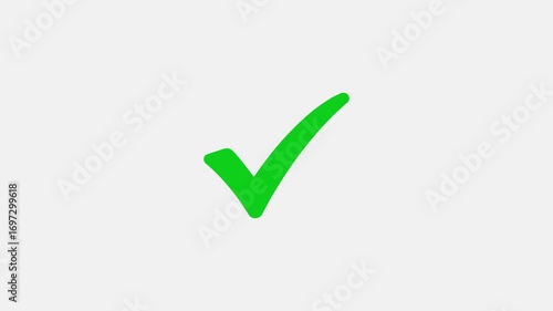 Green checkmark animation. Yes tick. Red check mark tick isolated on white background. Check mark icon animation.
Check mark animation. check mark animation motion. Animated of Check mark symbol