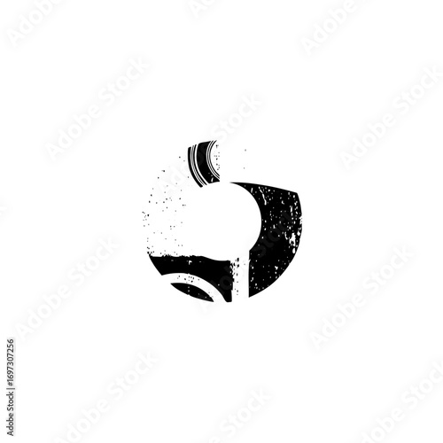 Vector Abstract cricket ball and wicket .