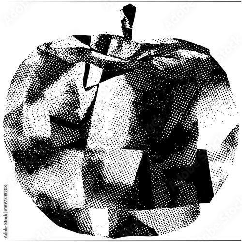Vector with a bite mark.
