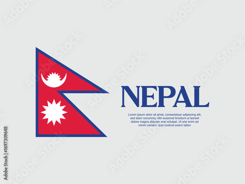 Nepalese flag is a symbol of democracy and struggle