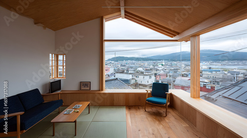 Elegant Living Room Interior with Soft Muted Colors