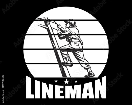 Lineman vector design bundle