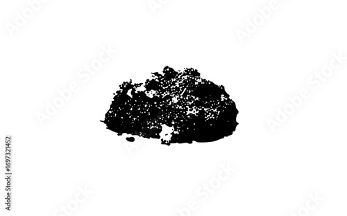 Vector Abstract black splatter element.