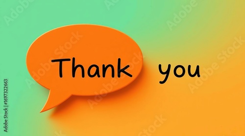 Thank You Speech Bubble. (1)