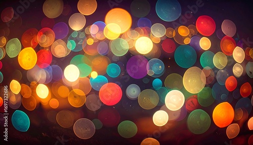 Colorful bokeh lights
