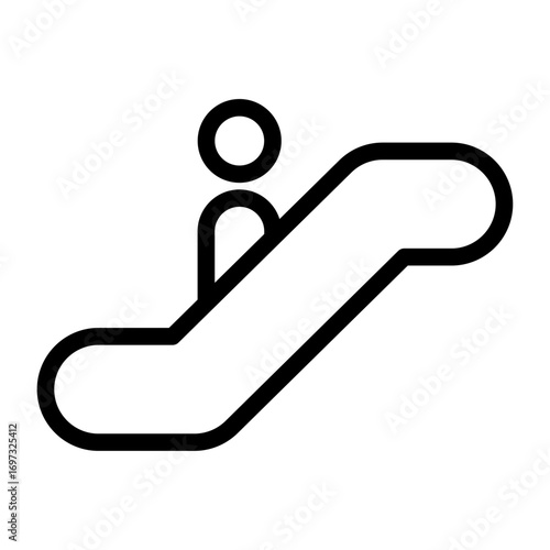 Train Tunnel Line Icon of Train Stations and Rail Travel Icon Set