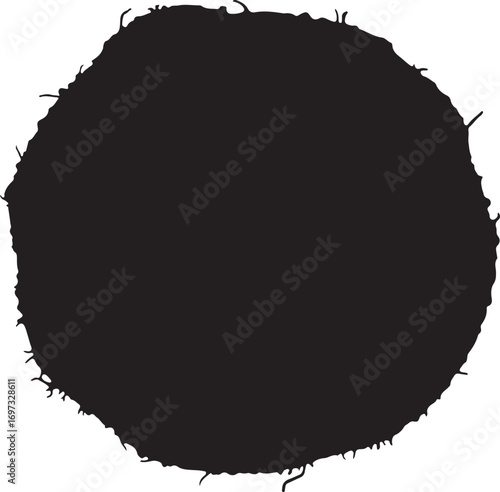 Black and white graphic representation of a coastline in minimalist style