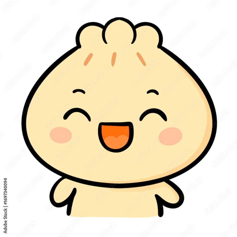 Fototapeta premium dumpling happy