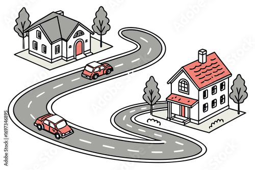 street in the city
