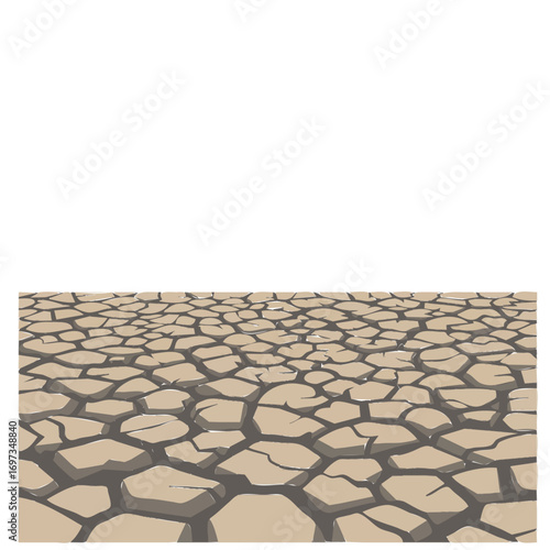 Cracked earth ground texture background illustration dry soil drought desert