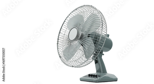 electric fan isolated on white