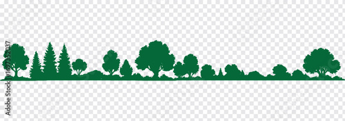 Forest green tree icon in flat modern style, representing nature, sustainability, eco-friendly growth, outdoor landscape, environment care, woodland conservation, natural greenery illustration symbol.