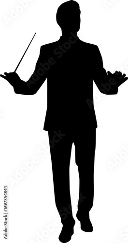 Music Conductor Silhouettes