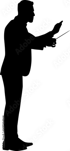 Music Conductor Silhouettes