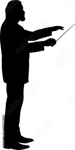 Music Conductor Silhouettes