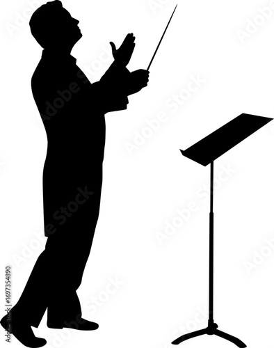 Music Conductor Silhouettes