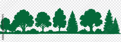 Forest green tree icon in flat modern style, representing nature, sustainability, eco-friendly growth, outdoor landscape, environment care, woodland conservation, natural greenery illustration symbol.