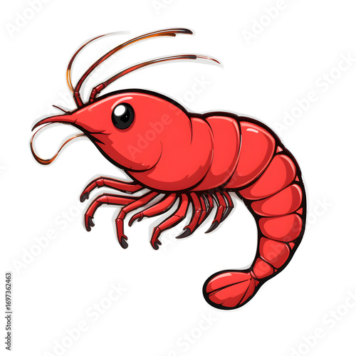 Cute Red Shrimp