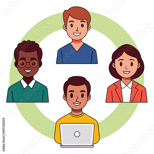 Concept of a Diverse Team in a Digital Collaboration Network