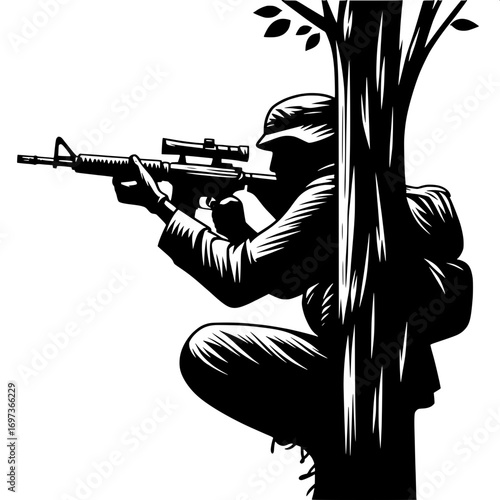 Guerrilla Fighter Ambush Scene
