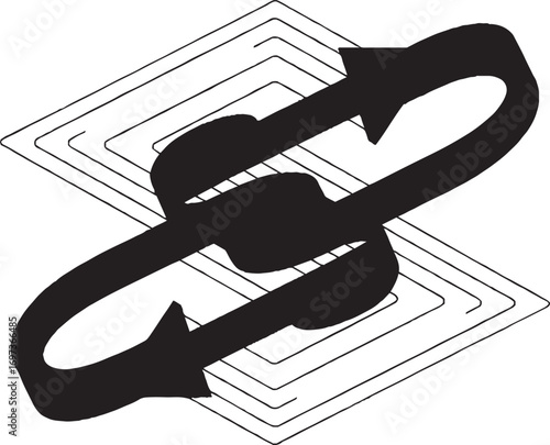 Crypto Network Concept With Digital Coins