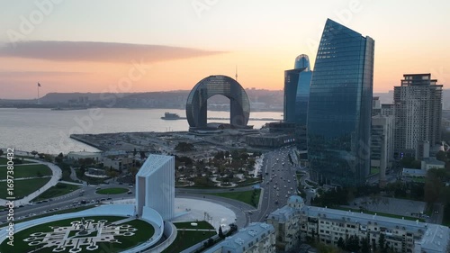 8 November Victory Park in Baku, Azerbaijan