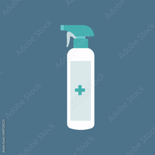 Disinfectant Sprayer Vector Illustration