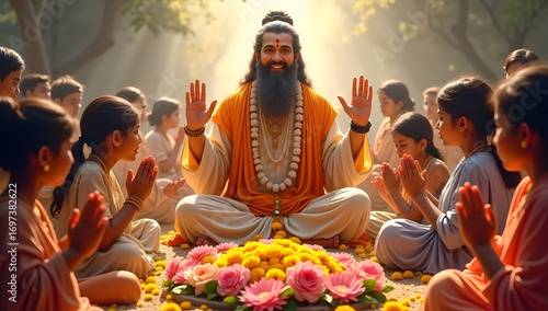 Vinayaka with Devotees