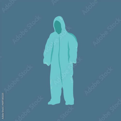 Hazmat Suit Vector Illustration