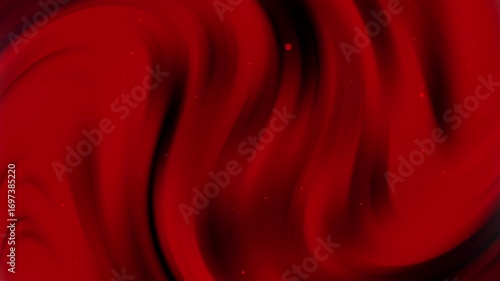 Swirling abstract pattern of red and black gradients is dynamic and versatile, ideal for backgrounds, graphic designs, and modern art concepts.