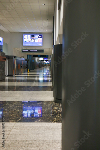 Canada Place hallway in the nigh