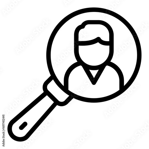 recruitment icon line