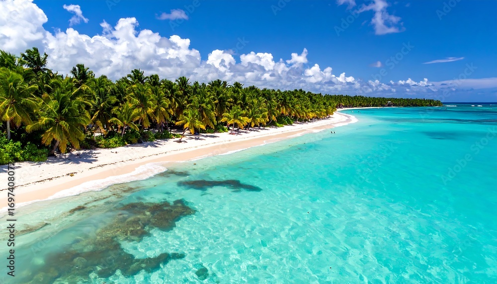 Fototapeta premium Tropical beach paradise (1)