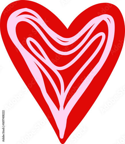 heart, layered, abstract, love, valentine, passion, romance, artistic, illustration, design, bold, graphic, trendy, decorative, minimal, modern, vibrant, pop art, unique, contemporary, creative, emoti