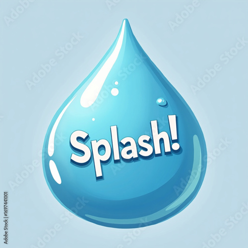 Vector water drop