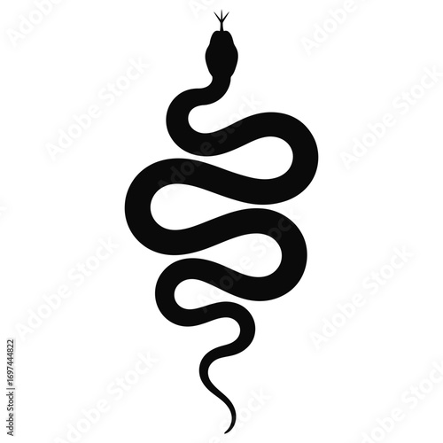 snake tattoo vector