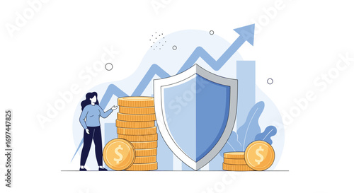 Securing financial growth and investment protection through strategic economic planning and risk management