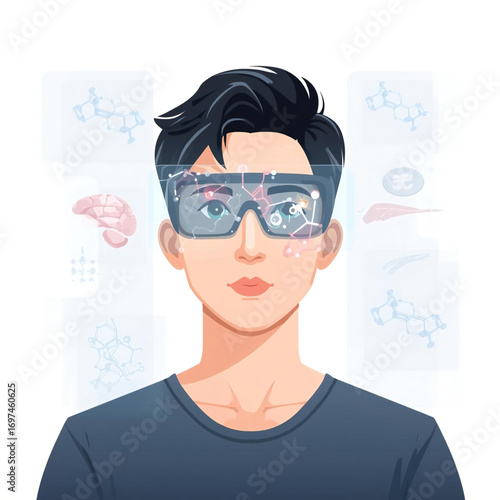 man with glasses