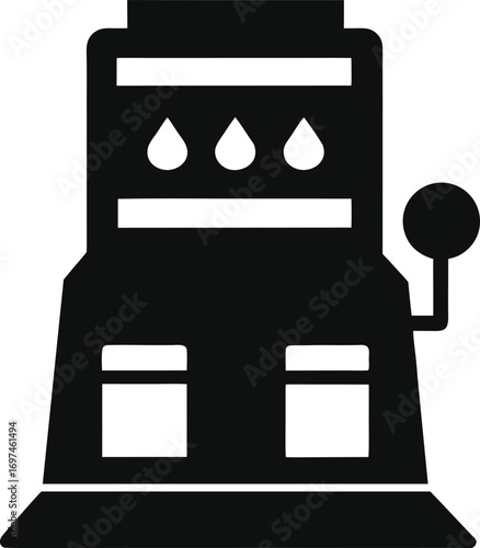Vector icon of oil dispenser