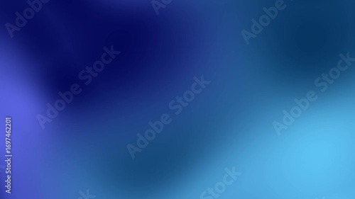 Abstract animated gradient with four shades of blue, smooth color transition, ideal for modern design, video projects, presentations, and digital media.