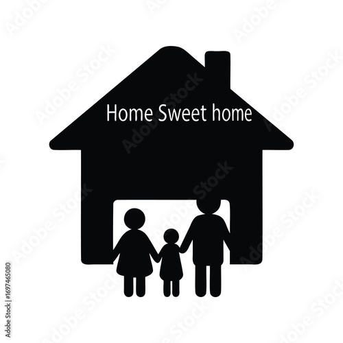Family values and the comfort of home with sweet relationships depicted