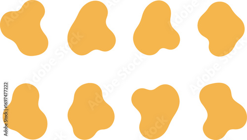 Abstract Organic Rectangle and Blob Shapes – Fluid Frames, Freeform Banners, Geometric Speech Boxes and Splash Element