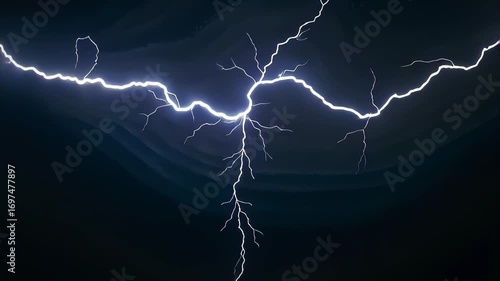 Dynamic Display of Lightning Arcs Electrifying the Night Sky with Brilliant Flashes and Intricate Patterns Illuminating the Darkness in Stunning Detail