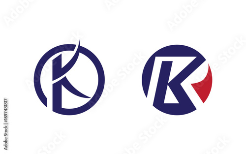 K Letter Logo business icon design illustration template v.78