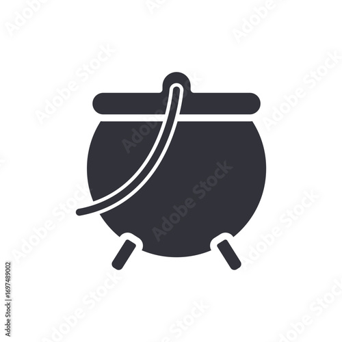 Stylized Cauldron Illustration For Halloween Celebrations Or Fantasy Themed Designs